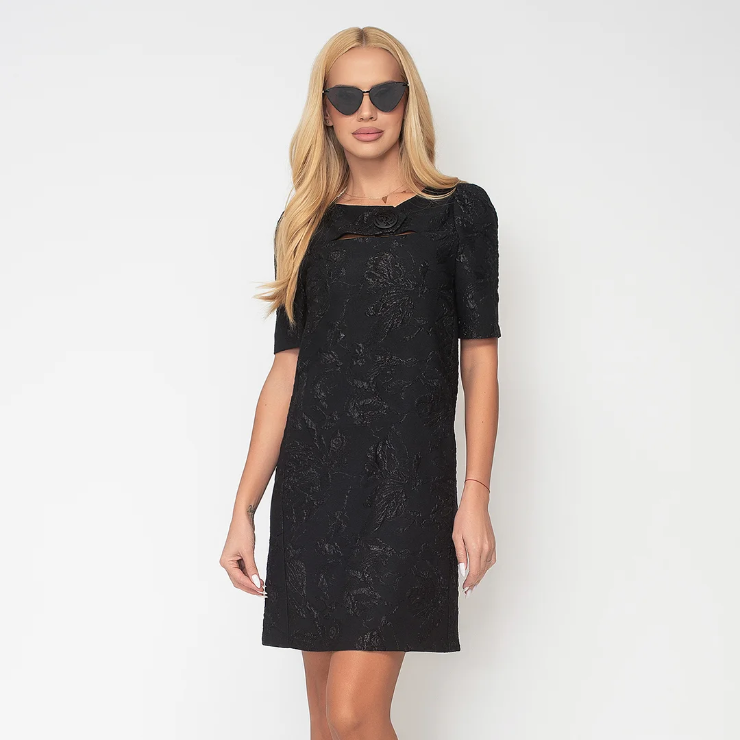 Rochie elegantă din Jacquard în relief