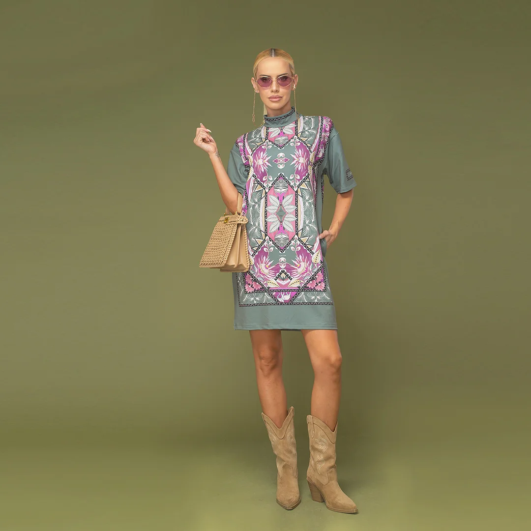 Rochie de dama cu logo cauciucat