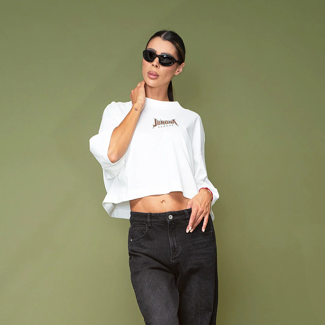 Tricou supradimensionat cu imprimeu