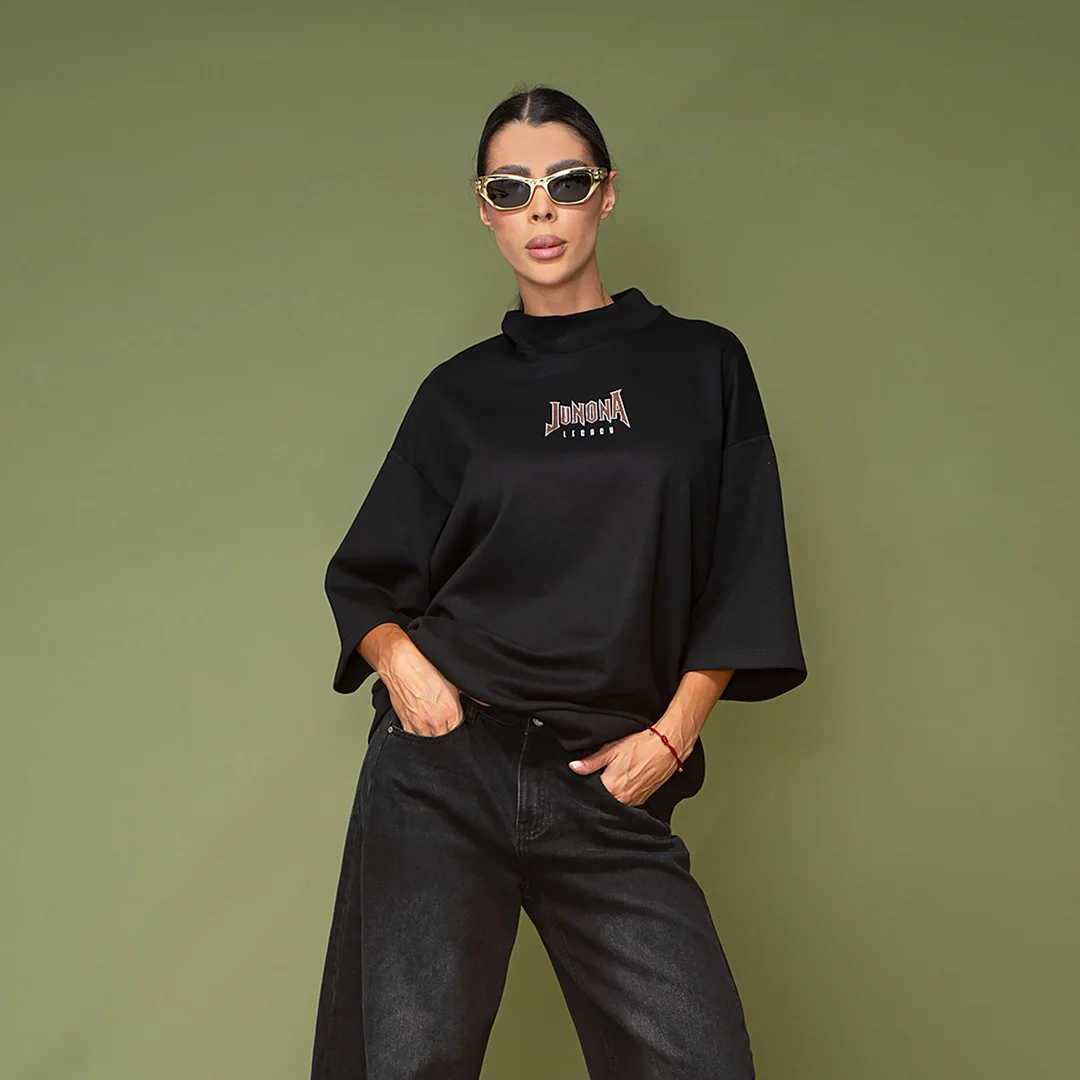 Tricou supradimensionat cu imprimeu